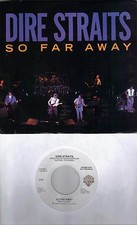 DIRE STRAITS So Far Away rare promo 45 with PicSleeve