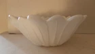 Vintage Indiana Milk Glass Blossom Flower Serving Bowl, 7” Wide 2.75” Tall