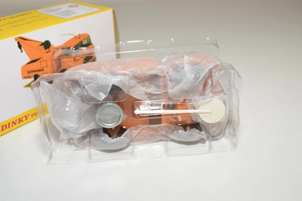 TT 1:43 ATLAS DINKY TOYS 589 A 589A BERLIET TOWPANNEUSE REPANNAGE AUTOROUTES MIB Foto 4 de 4