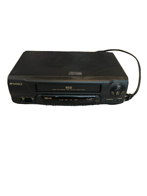 SANSUI 4 Head VCR Player Recorder VCR4510C Fast Shipping   