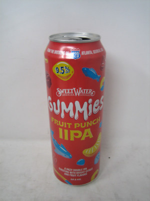 SWEET WATER BREWERY GUMMIES FRUIT PUNCH DOUBLE IPA 9.5% BEER CAN ATLANTA MICRO