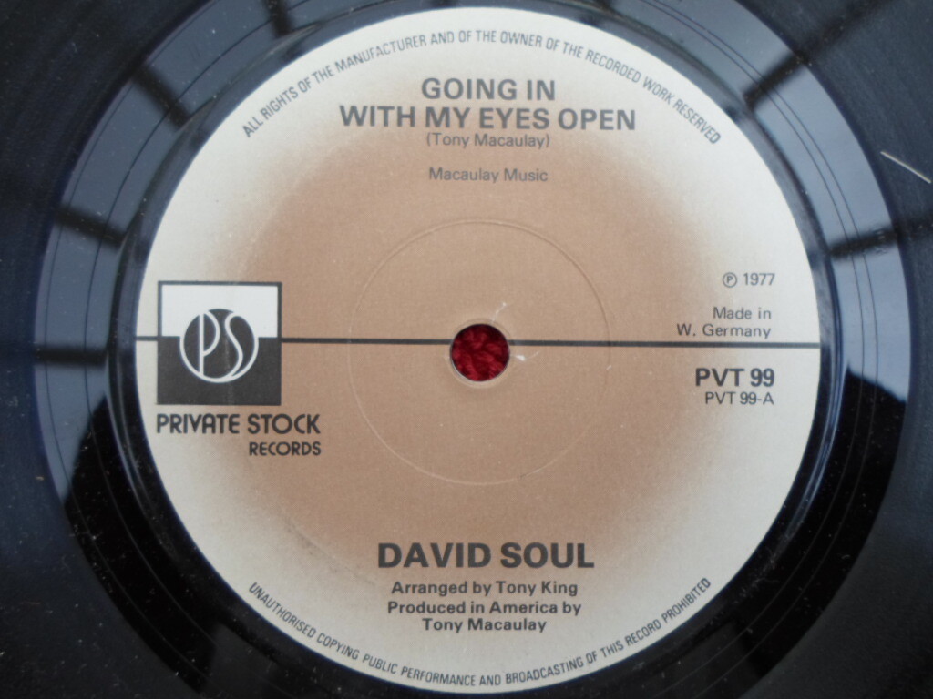 David Soul Going In With My Eyes Open 7