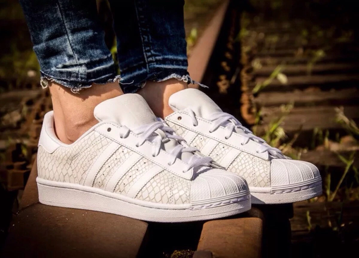 presumir obispo virtual ADIDAS SUPERSTAR S75127 ATHLETIC WOMEN&#039;S SHOES WHITE | eBay