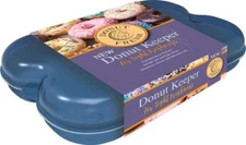 Donut Container 6 Donut Holder Airtight Kitchen Pantry Organize Storage BPA-Free