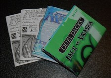 Magic the Gathering - Regelbücher Heft Lot (4) ICE AGE JACE vs VRASKA REVISED