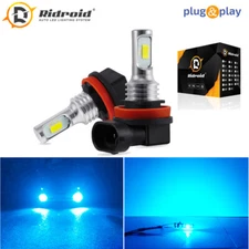 H11 H8 H9 LED Headlight Super Bright Bulbs Kit 8000K Blue 8000LM HIGH/LOW Beam