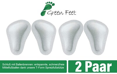 Green-Feet , Comfort Unisex - Adulto, Bianco (✓ Weiße Barfußeinlagen), 40 EU - Foto 12