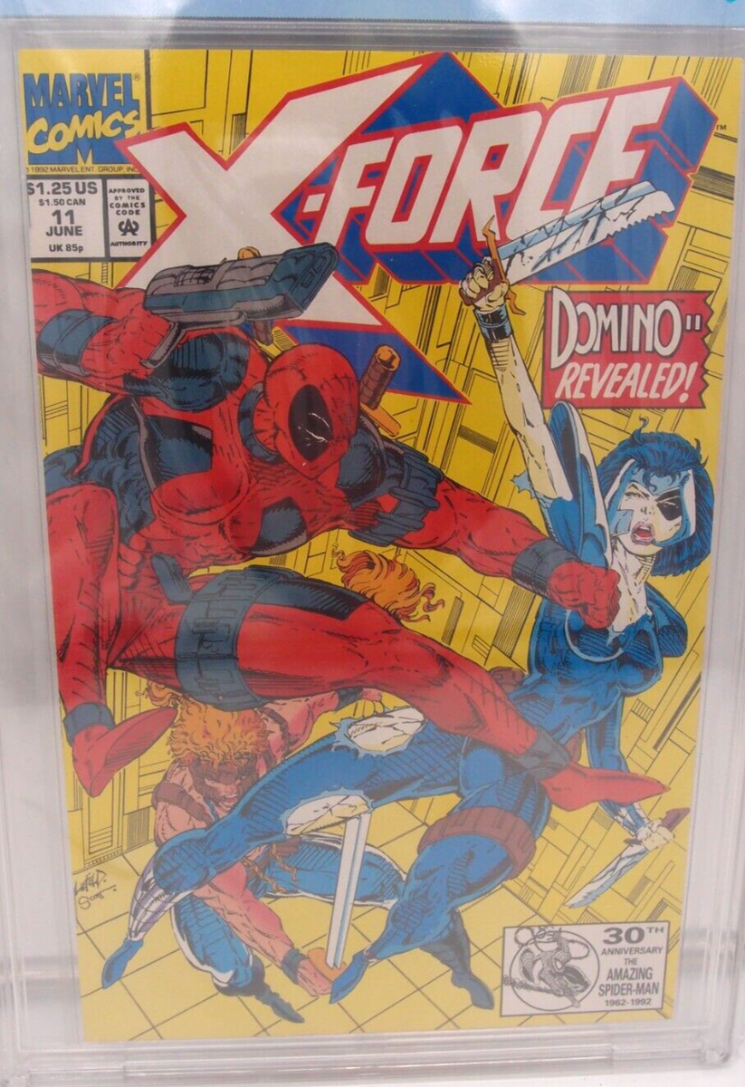 X-Force #11 (Marvel, 1992) 9.8 CBCS KEY 1st App. Real Domino First