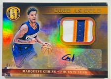 2016-17 Panini Gold Standard Jersey Prime AU /25 Marquese Chriss Rookie Auto RC