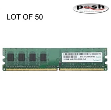 LOT OF 50 NEW Apacer 512MB MEMORY UNB PC2-5300 CL5 DDR2-667 MHz Non-ECC 240 Pin