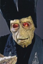 ALAN RUSCOE signed Autogramm 20x30cm STAR WARS in Person autograph COA PLO KOON