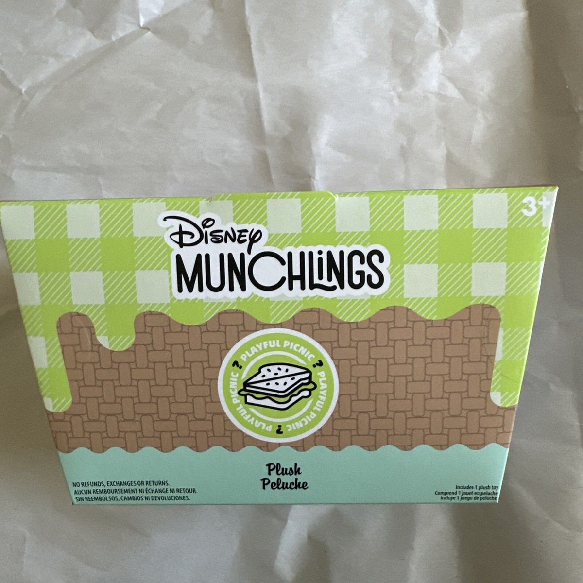 2024 Disney Parks Munchlings Playful Picnic Plush LADY Chicken