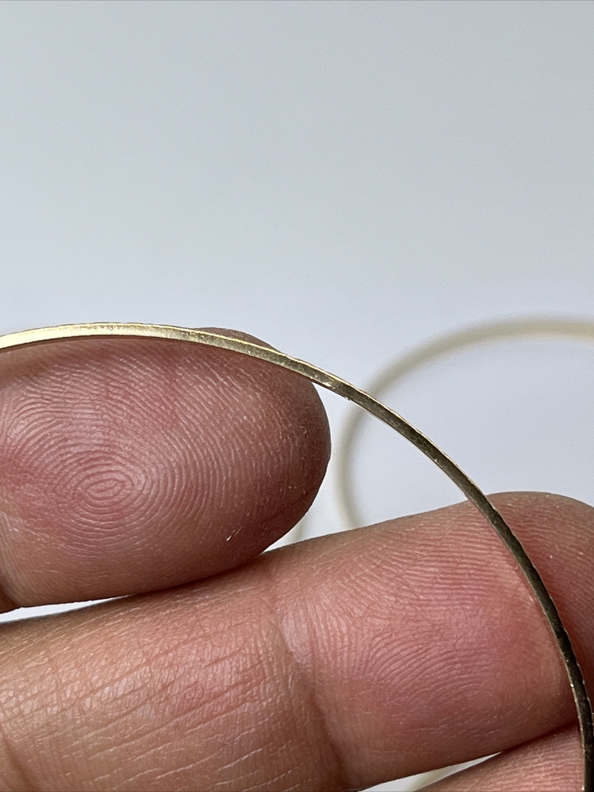 18karat solid Gold Multicolor 7.5' set of 5 bangl… - image 8