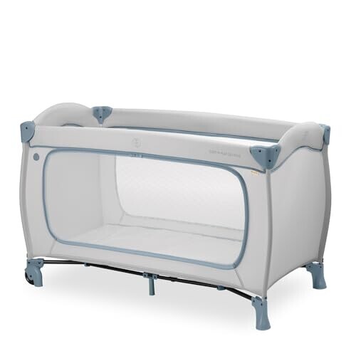 hauck Reisebett Sleep N Play Go Plus Dusty Blue Sehr Gut - Afbeelding 1 van 3