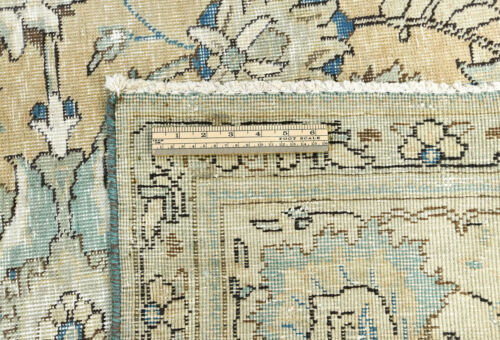 10X12 ft Distressed Semi-Antique Oriental Wool Rug Vintage Muted Floral Carpet - Picture 11 of 12