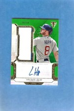 IAN HAPP 2018 TOPPS TRIPLE THREADS GREEN JUMBO PATCH AUTO /50