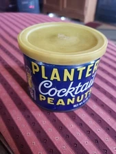 Vintage Rare Planters Cocktail Peanut Can 6 1/2 oz