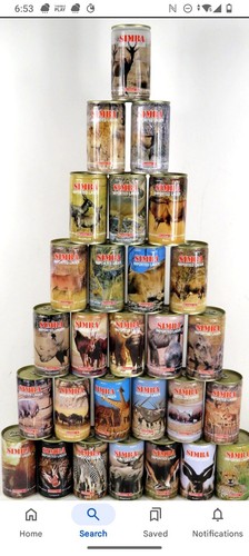 Simba Imported Lager Beer-African Wildlife From Swaziland-All 28 cans 