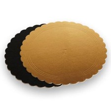 [5, 25, 50] Dischi Sotto torta ORO Cartone Ø 30cm Vassoio per Dolci Torte RC30