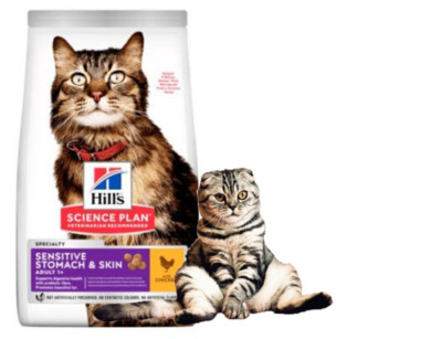 sensitive stomach and skin cat food