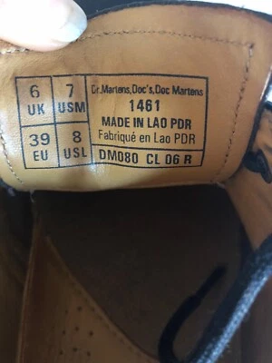 dr martens made in lao por