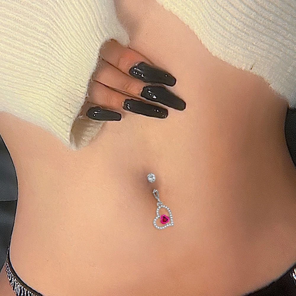 Steel Belly Piercing Jewelry Belly Button Ring Navel Ring Body