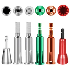 3 & 5-Way Electrical Wire Twister Stripper Tool Set 1/4" Chuck Drill Adapter Kit