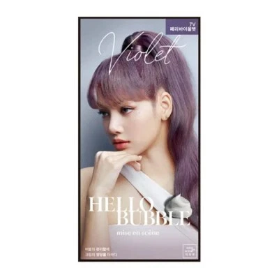 MISE EN SCENE MISE EN SCÈNE All New Hello Bubble Hair Dye Colour Kit [#7V Peri Violet]