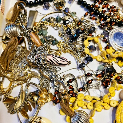 Vintage Schmuck Konvolut zum Tragen Umdrehen oder Restaurieren - lbb0233