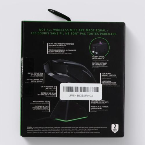 Razer Viper Ultimate - Wireless Gaming Mouse with Charging Dock (Untested) - Picture 3 of 6