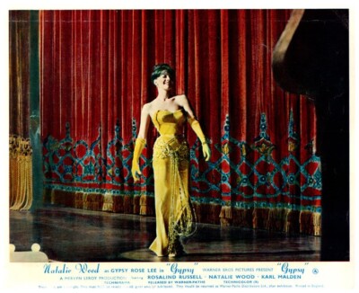Gypsy Original Lobby Card Natalie Wood Gypsy Rose Lee Risque Busty Striptease 