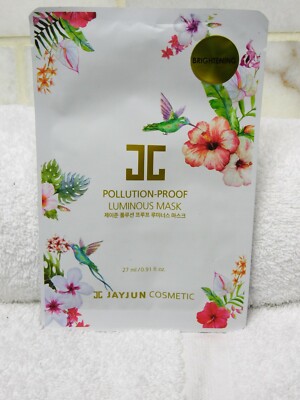 Jayjun Cosmetics Pollution Proof Luminous Mask Korean Face Sheet Mask Spa