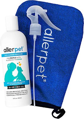 Allerpet Dog Dander Remover with Bonus Application Mitt and