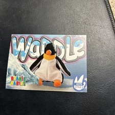 Jb20 Ty beanie babies series 3 three 1999 #152 Waddle The Penguin