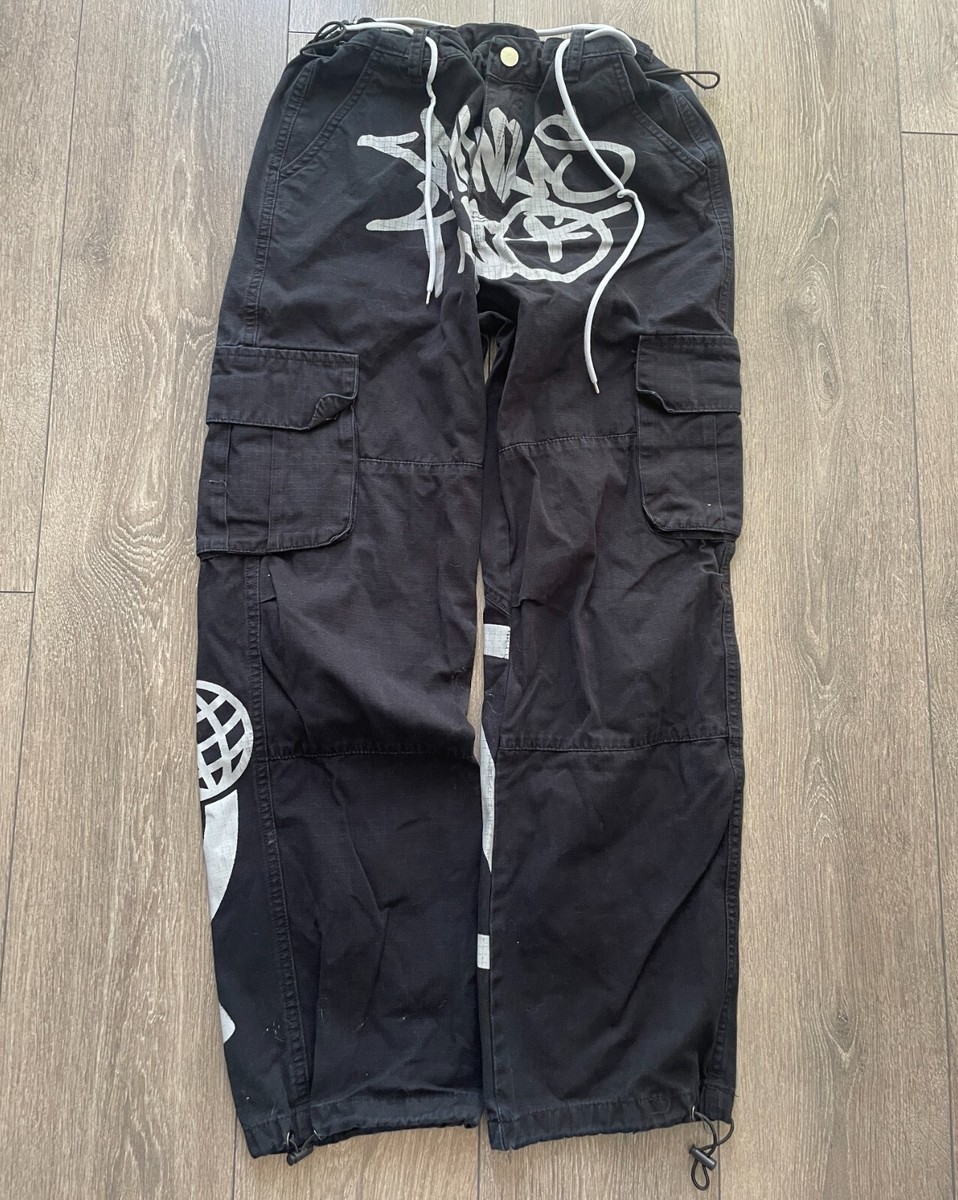 パンツ Minus Two Black Graff Cargos MINUS TWO BLACK GRAFF CARGOS - brand new condition, | Depop