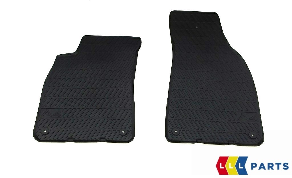 NEW GENUINE AUDI A4 B6 B7 20012009 FRONT BLACK RUBBER FLOOR MATS LHD
