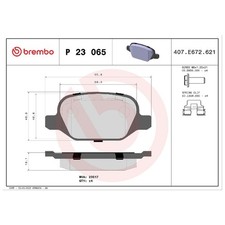 Satz Bremsbeläge Bremsklötze hinten für Alfa Romeo 147 937 156 932 GT | 24575