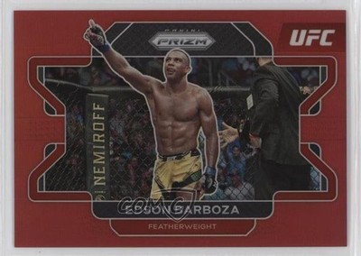 2022 Panini Prizm UFC Red Prizm 93/299 Edson Barboza #31 0zz3