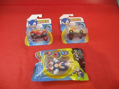 Tails & Knuckles Jakks Die Cast Toy Car Sonic The Hedgehog Team Racing + Goo Jit