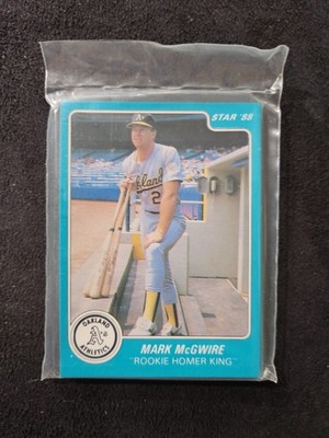  RARE Mark McGwire 1988 Star Co Rookie Home Run King Teal 11-Card Set SEALED 