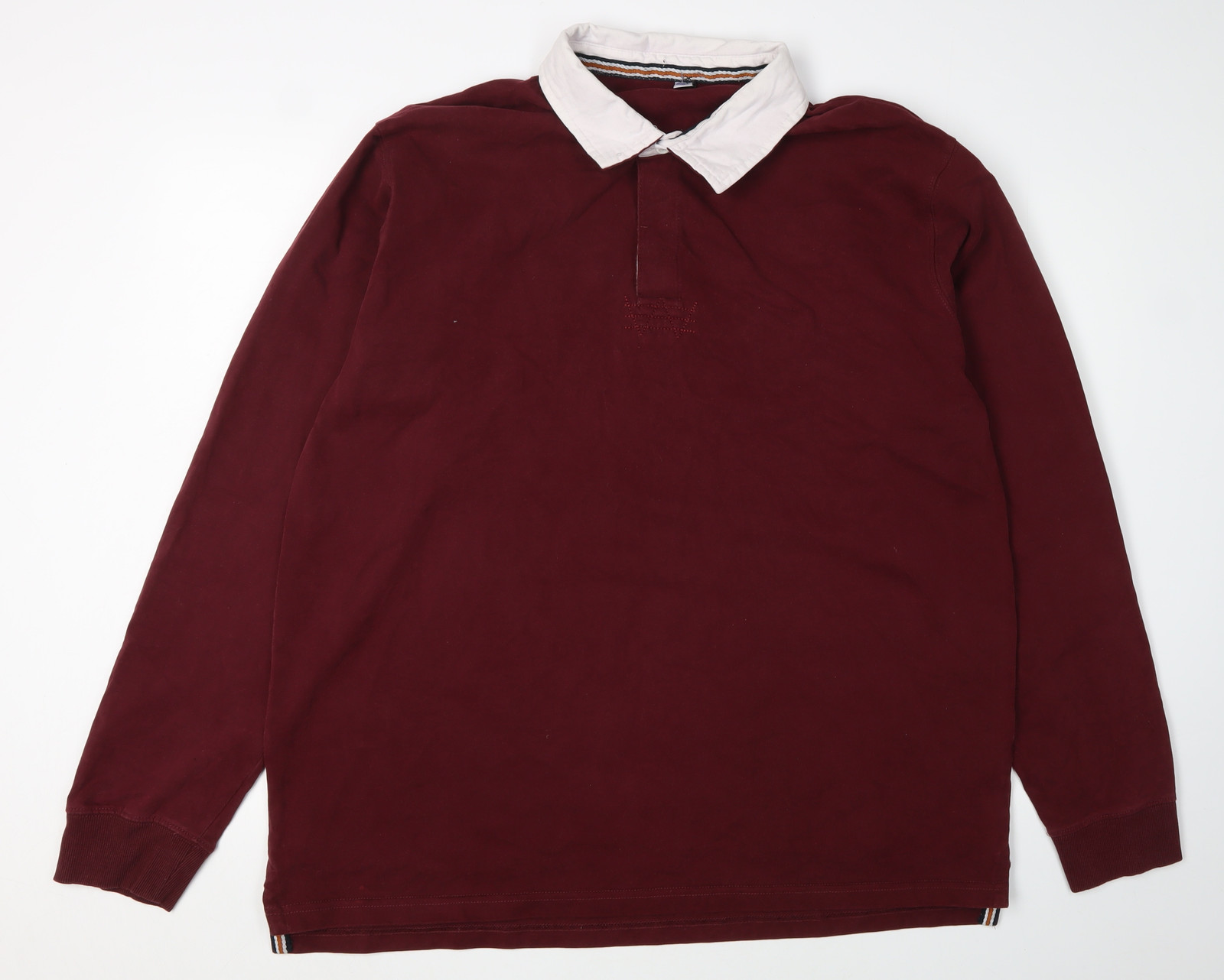 Polo manica lunga uomo rossa 3XL prima fila