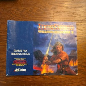 Iron Sword Wizards & Warriors II 2 Nintendo Nes completo CIB