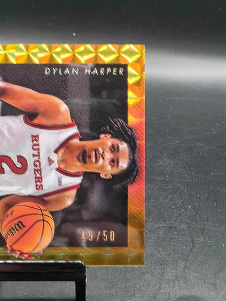 2024-25 BOWMAN U BEST DYLAN HARPER ISO SIGNATURES 49/50 GOLD GEOMETRIC #ISO-DH - Image 3 of 4