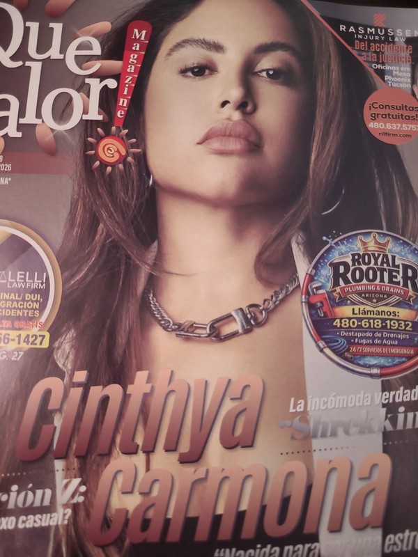 Cinthya Carmona. Magazine. Free Shipping.