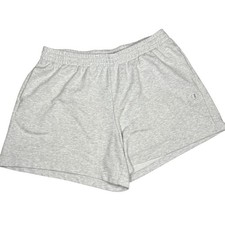 Champion Heather Gray Jersey Gym Lounge Shorts Large