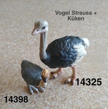 Strauß 14325 Schleich Vogel Wildtiere 2003 selten rar gut