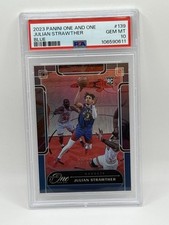 2023 Panini One and One JULIAN STRAWTHER RC /35 Blue #139 Rookie PSA 10