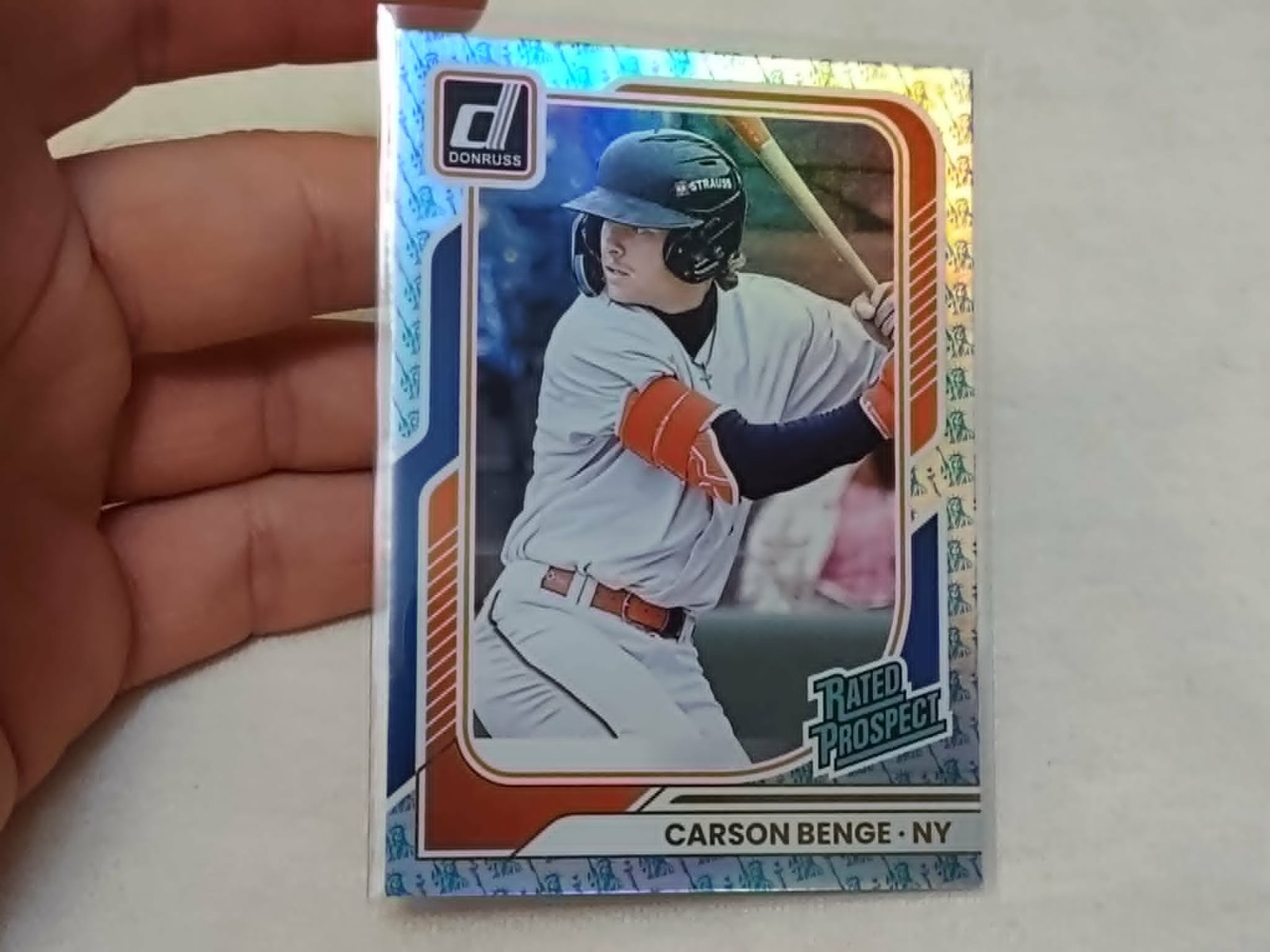 Carson Benge 2026 Donruss Liberty #180 Parallel New York Mets