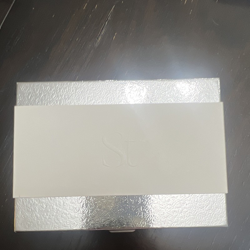 Silver Makeup Palette Compact Case with Mirror
