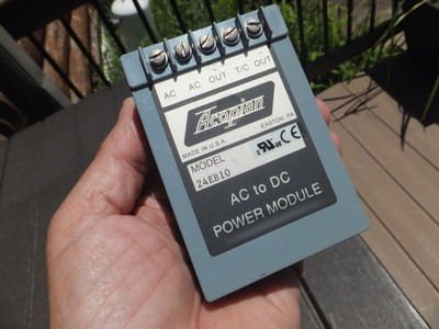 One Acopian 2EB10 Power Module AC DC Converter, Output 24V, .1A  105~125 VAC In